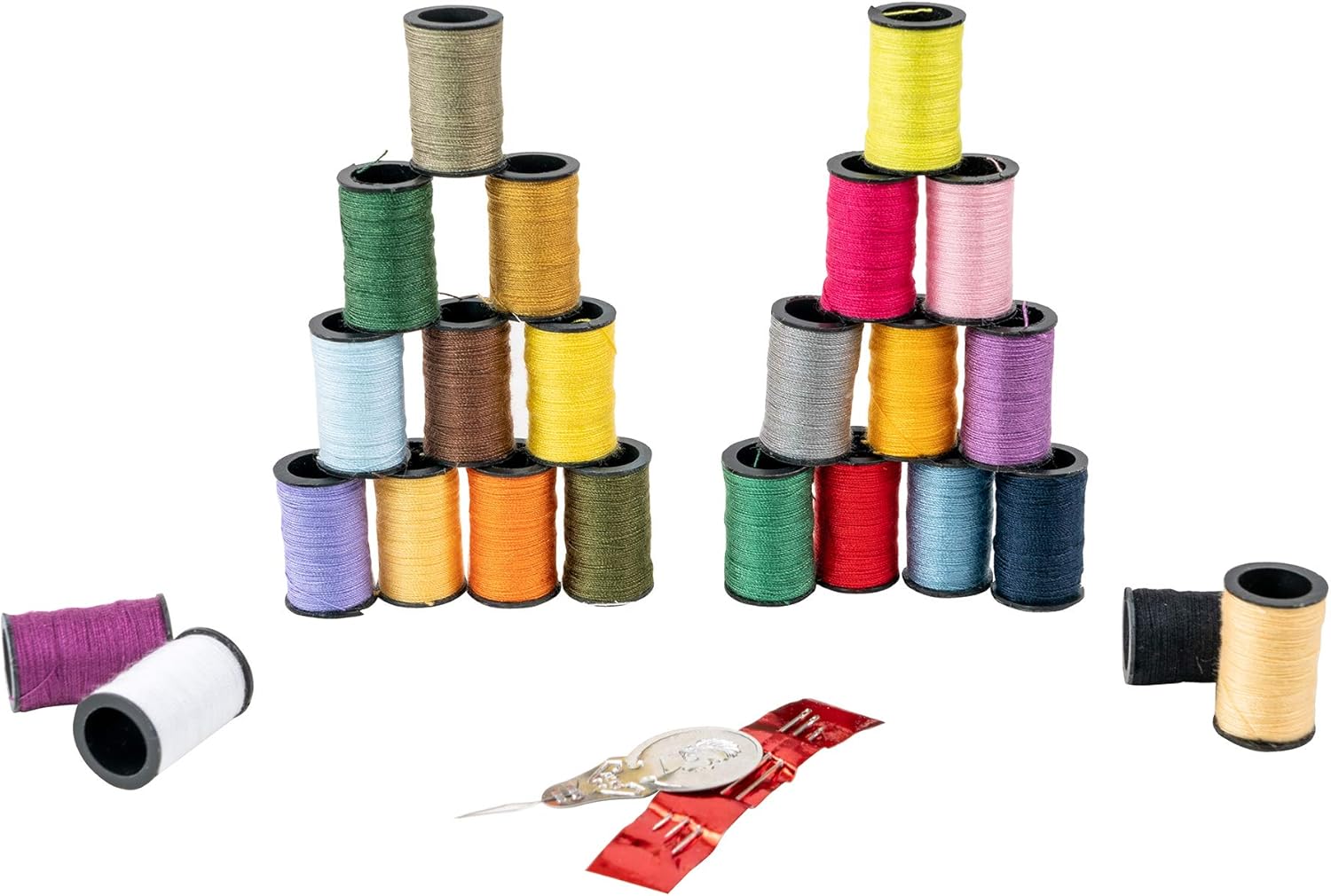 SINGER Polyester Hand Sewing Thread, Assorted Colors, 24 Mini-Spools - Image 4